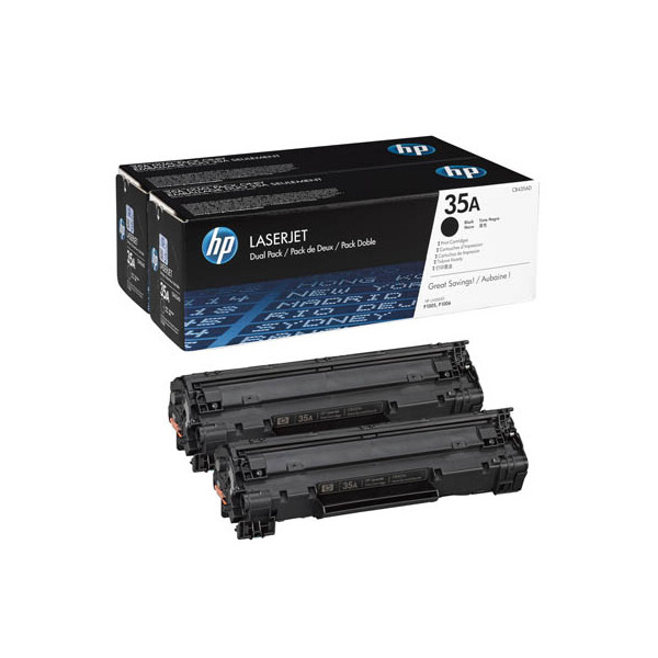 HP Toner 35A (CB435AD), Doppelpack, 2x schwarz - Bürobedarf Thüringen 