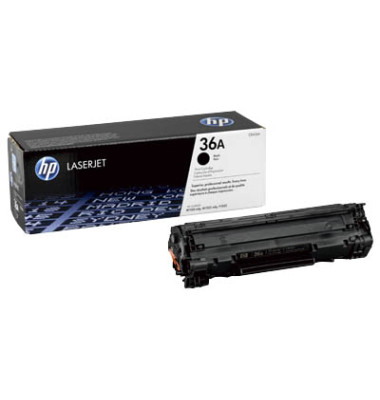 Toner CB436A (36A), schwarz, ca. 2000 Seiten