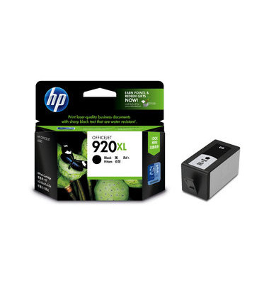 Druckerpatrone HP 920XL CD975AE (920XL), schwarz, ca. 1200 Seiten
