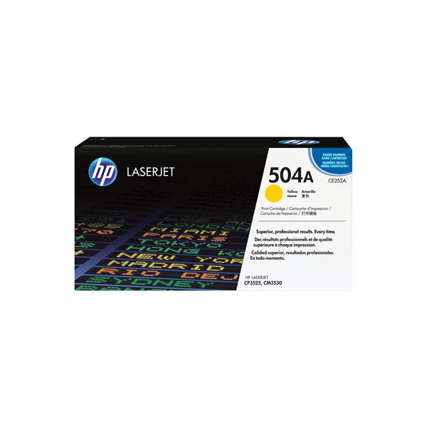 0883585595716 - CE252A 504A Tonerkartusche gelb 7000 Seiten ISO IEC 19798 für Color LaserJet CM 3500 Series CP 3520 Series 3523 3525 Series 3527 3529 Color LaserJet CM 3500 Series CP 3520 Series 3523 3525 Series 3527 3529