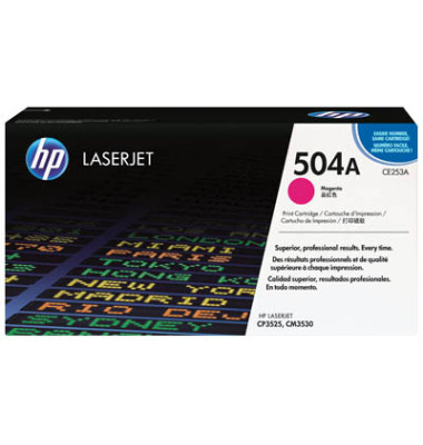 Toner CE253A (504A), magenta, ca. 7000 Seiten