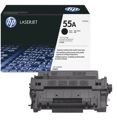 Toner CE255A (55A), schwarz, ca. 6000 Seiten