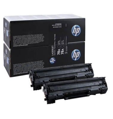 Toner 78A schwarz ca 2100 Seiten Doppelpack
