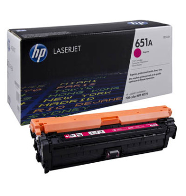 Toner CE343A (651A), magenta, ca. 16000 Seiten