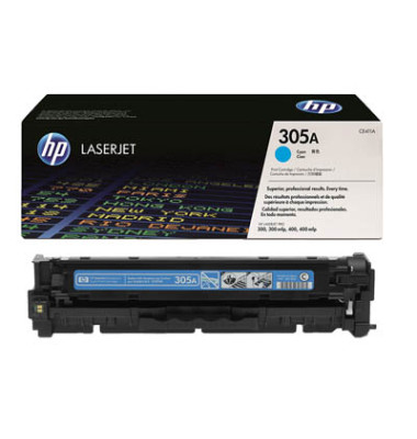 Toner CE411A (305A), cyan, ca. 2600 Seiten