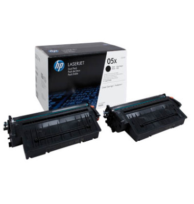 Toner 05X schwarz ca 6500 Seiten Doppelpack