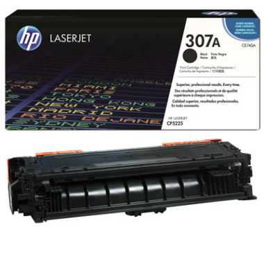 Toner CE740A (3007A), schwarz, ca. 7000 Seiten