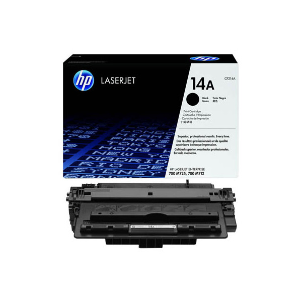 0886111043361 - 14A - Schwarz - original - LaserJet - Tonerpatrone (CF214A) - für LaserJet Enterprise 700 MFP M725dn MFP M725f MFP M725z MFP M725z+