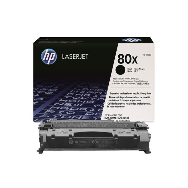 0886111144150 - HP Original 80x Toner schwarz hohe Kapazität 6900 Seiten (CF280X)