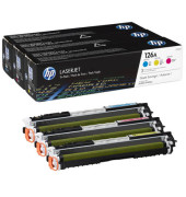 Toner 126A (CF341A), Multipack, cyan, magenta, gelb