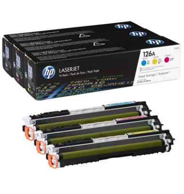 Toner 126A cyan magenta gelb je ca 1000 Seiten