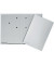 Unterschriftenmappe 24205 14, A4 20 Fächer Hartpappe silber + grau