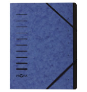 Ordnungsmappe - 40058-02, 1-7, blau, Din A4, 7 F&auml;cher