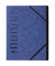 Ordnungsmappe A4 7-teilig blau Aufdruck 1-7 auf dem Deckel mit Eck