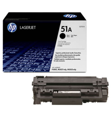 Toner Q7551A (51A), schwarz, ca. 6500 Seiten