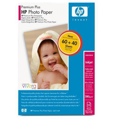 Fotopapier Advanced Q8696A, 13x18cm, für Inkjet, 250g weiß glänzend einseitig bedruckbar