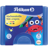 Wachsmalstifte 655/10, 723155, 10-farbig sortiert, rund, 1,1x8,0cm (&Oslash;xL)