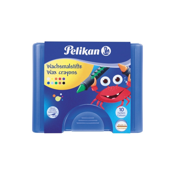 4012700723154 - Wachsmalkreide 655 10 723155 10er Etui farbig sortiert rund 11x80mm in Schiebehülse 4012700723154 10 Stück