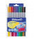 Fasermaler Colorella Twin 10 Stifte im Etui, 10 Farben sort.