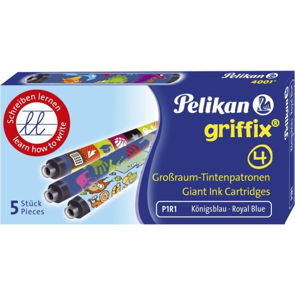 4012700960580 - Füllerpatronen Griffix4 mit Motiv 960583 königsblau Großraumpatrone 4012700960580 960583 5 Stück