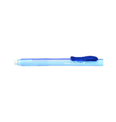 Radierstift rund Clic Eraser 2 blau Nachf.ZER-2 m.Clip