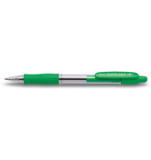 Kugelschreiber Super Grip BPGP-10R-M grün/transparent 0,4 mm