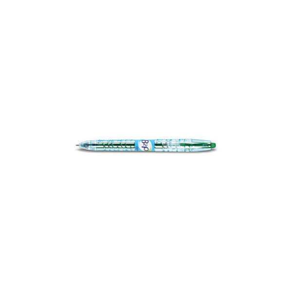 4902505377471 - Gelschreiber PILOT Bottle 2 Pen BeGreen grün Strichbreite 04 mm nachfüllbar Druckmechanik 89 % Recyclingmaterial
