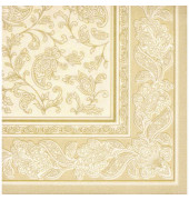 Servietten ROYAL Col.Ornaments champag. 40x40cm 1/4 Falz