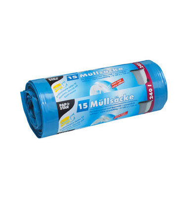 Müllsäcke 12129 CleanUP, blau, 240 Liter, extrastark