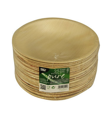 Schale Palmblatt pure rund 17 cm