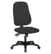 B&uuml;rostuhl Younico plus-8, schwarz / schwarz, bis 120kg, ohne Kopfst&uuml;tze