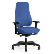 B&uuml;rostuhl Younico pro, blau / schwarz, bis 120kg, ohne Kopfst&uuml;tze