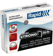 Heftklammern Extra High Performance Super Strong 26/8+, 24861600, Stahldraht verzinkt, Heftleistung 50 Blatt max.