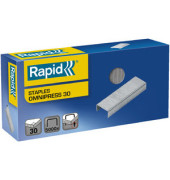 Heftklammern Omnipress 30, 5000560, Stahldraht verzinkt, Heftleistung 30 Blatt max.