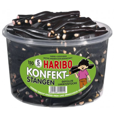 Fruchtgummi Konfekt Stangen PP-Dose