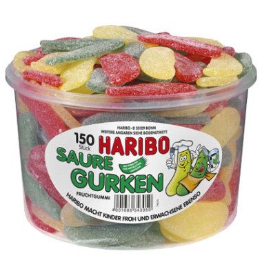 Fruchtgummi Saure Gurken PP-Dose