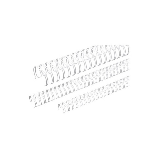 4029126103927 - Drahtbinderücken Ring Wire 310800034 weiß 31 34 Ringe auf A4 8mm 4029126103927 100 Stück