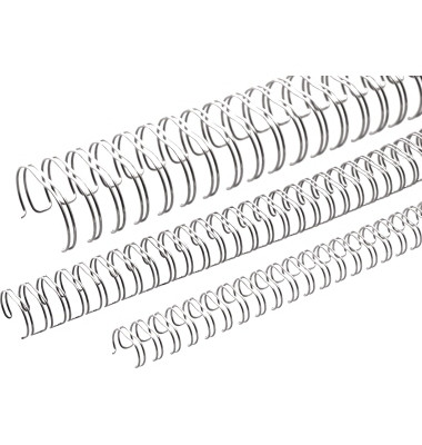 Binderücken Ring Wire 2:1 9,5 mm für silber