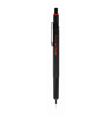 Druckbleistift 600, 1904442, schwarz, 0,7mm, HB