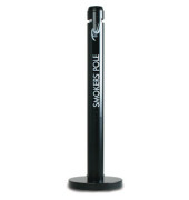 Ascherbecher Smoker's Pole schwarz Alu
