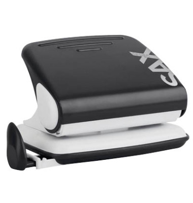 design Locher Century Line 318 schwarz bis 1,5mm 15 Blatt mit Anschlagschiene
