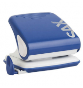 Bürolocher Design Century Line 418 L 0-418-14, blau, bis 3mm 30 Blatt, mit Anschlagschiene