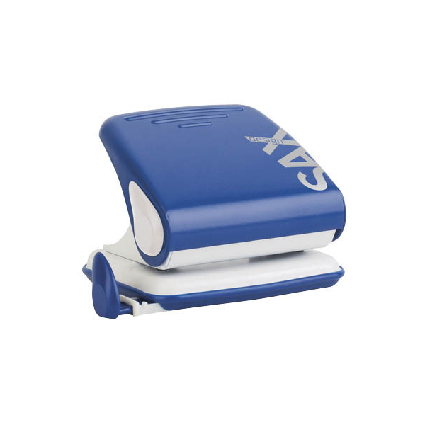 9014400190668 - Bürolocher Design Century Line 418 L 0-418-14 blau bis 3mm 30 Blatt mit Anschlagschiene 9014400190668 Sax