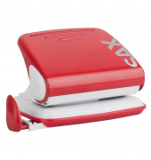 Bürolocher Design Century Line 318 M 0-318-13, rot, bis 2mm 15 Blatt, mit Anschlagschiene