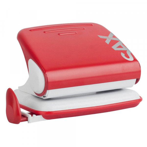 9014400190620 - Bürolocher Design Century Line 318 M 0-318-13 rot bis 2mm 15 Blatt mit Anschlagschiene 9014400190620 Sax