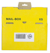 Maxibriefkarton Mail-Box XS 212 151 020 gelb, porto-optimiert, bis DIN A6+, innen 244x145x43mm, Karton