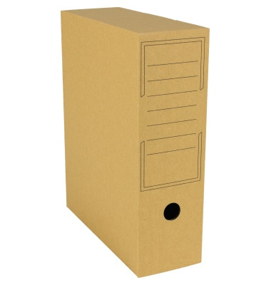 Archivbox 226100510, A4, braun, innen 319x94x257mm, Pappe