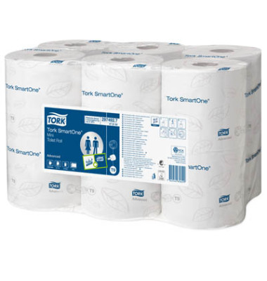 Toilettenpapier SmartOne Mini 472193 T9 2-lagig