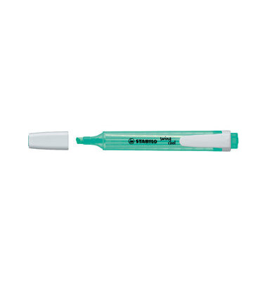 Textmarker STABILO swing cool, 275/51, Set, t&uuml;rkis, 1-4mm Keilspitze
