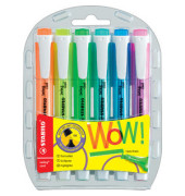 Textmarker-Set swing cool, 275/6-3, Etui, 6-farbig sortiert, 1-4mm Keilspitze